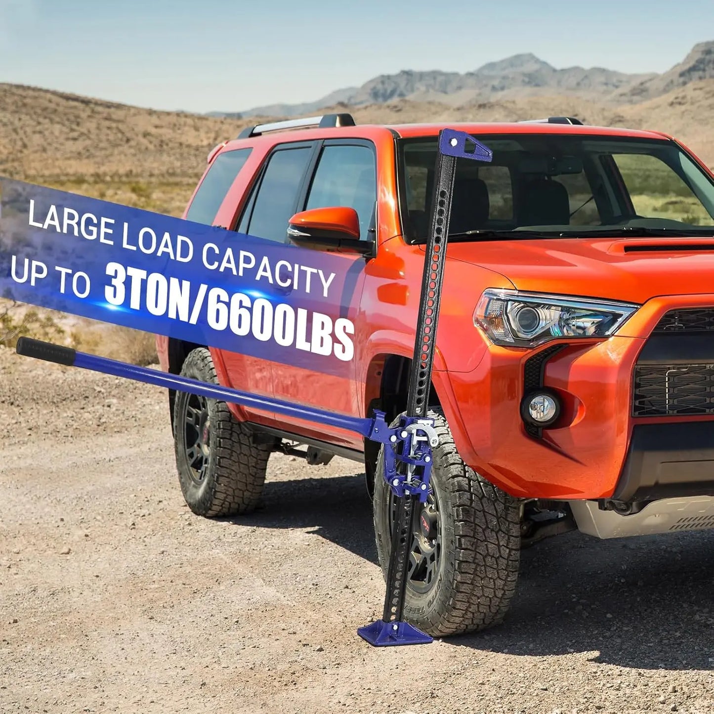 TWISTER.CK 6600Lb Farm Jack High Lift Ratcheting Utility Off Road