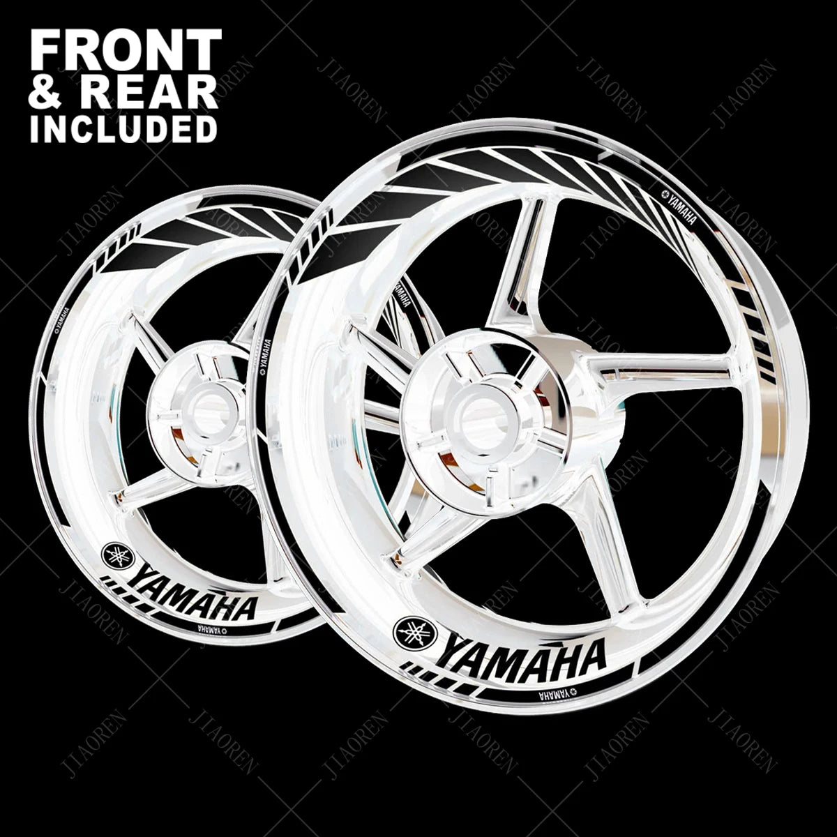 Yamaha Wheel Logo Sticker Rim Decal Vinyl Set Kit Pro