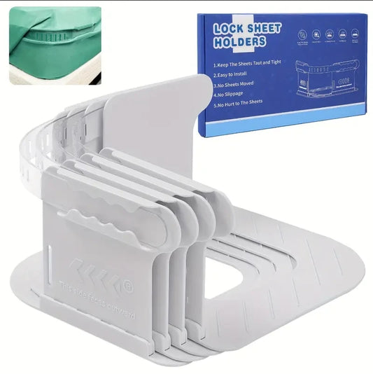 Invisible Bed Sheet Clip Set for Secure Bed Covering