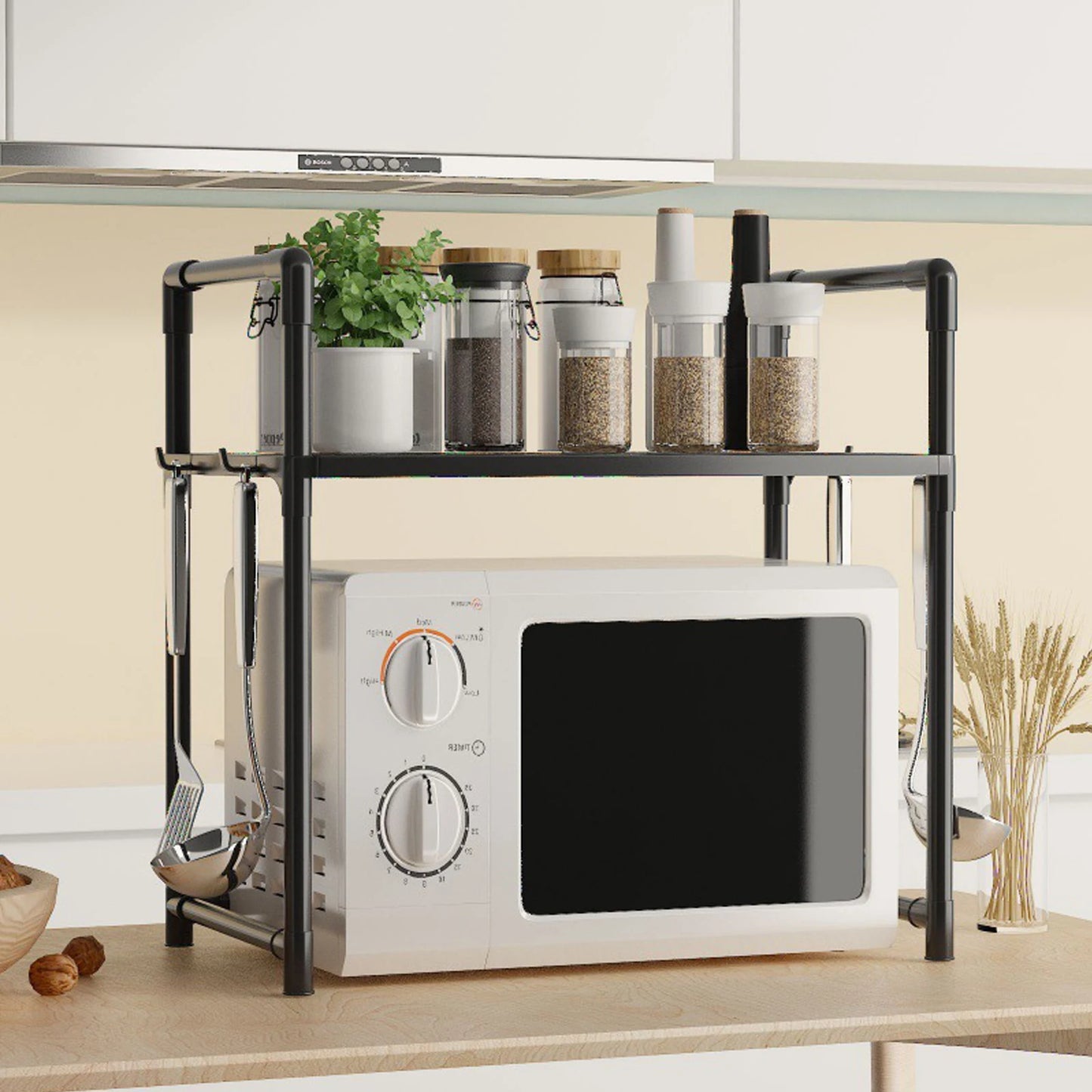 Microwave Shelf Kitchen Storage Rack Multi Layer Organizer