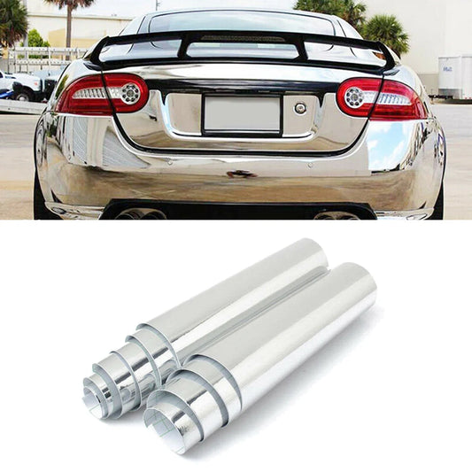 Silver Auto Car Styling Color Changing Vinyl Wrap Electro Coating Chrome Plating Mirror Decal Sheet