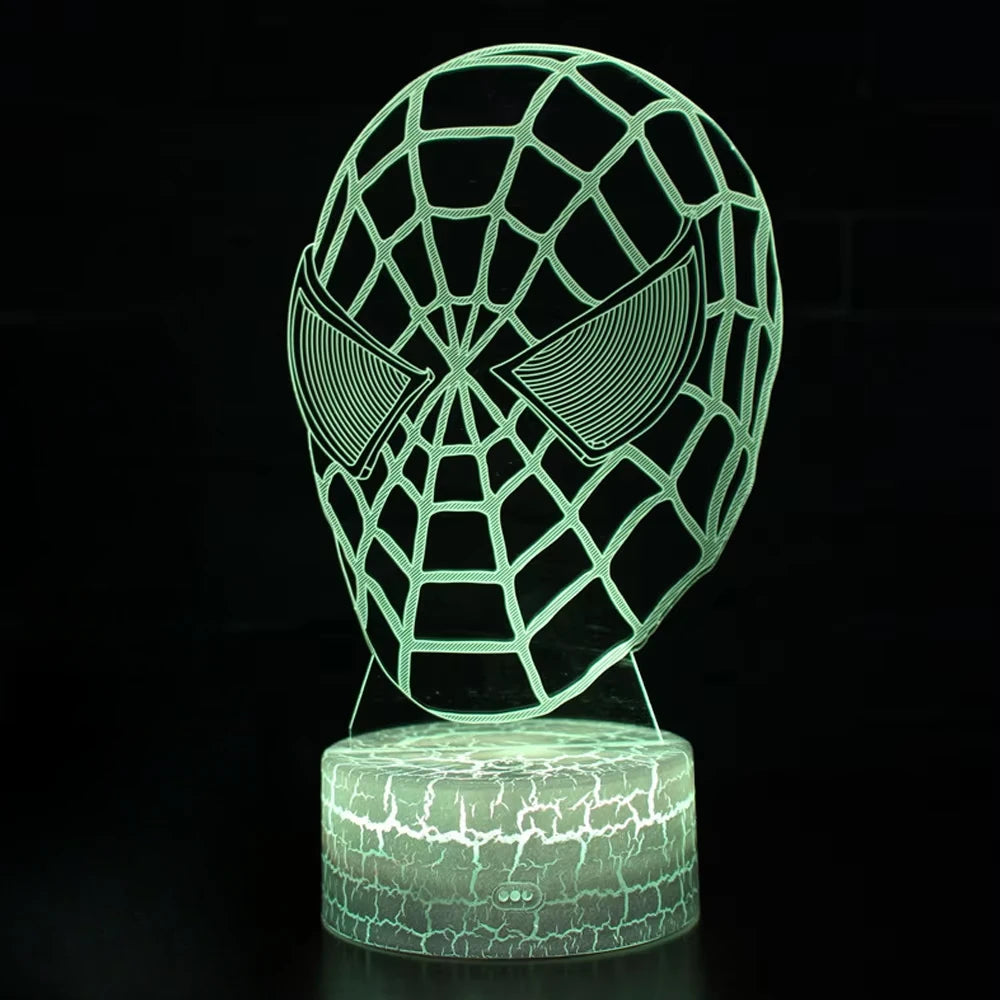 Spiderman Vs Venom Touch Remote Control LED Night Lamp