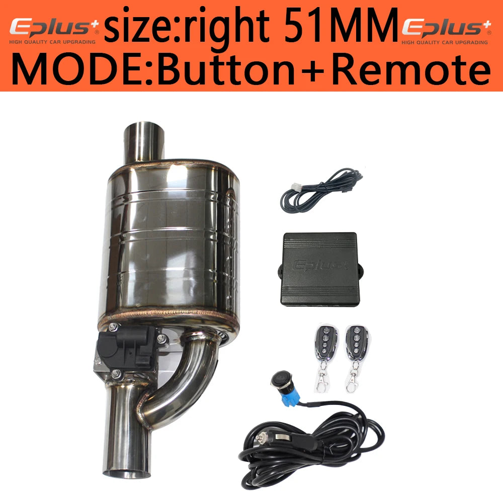 Eplus+ Car Exhaust System Electric Valve Control Silencer