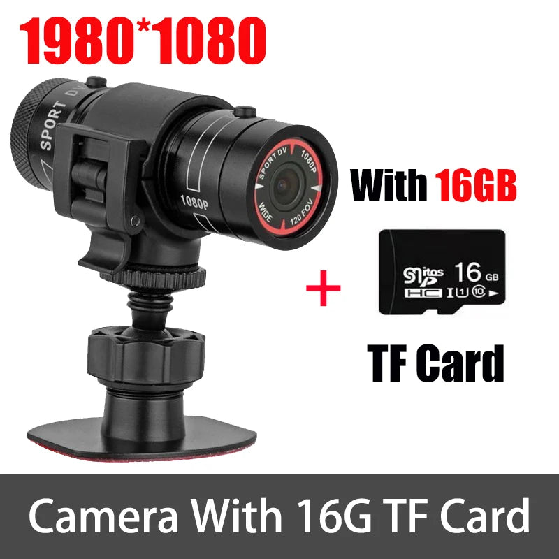 F9 Action Camera for Bike and Motorcycle Adventures