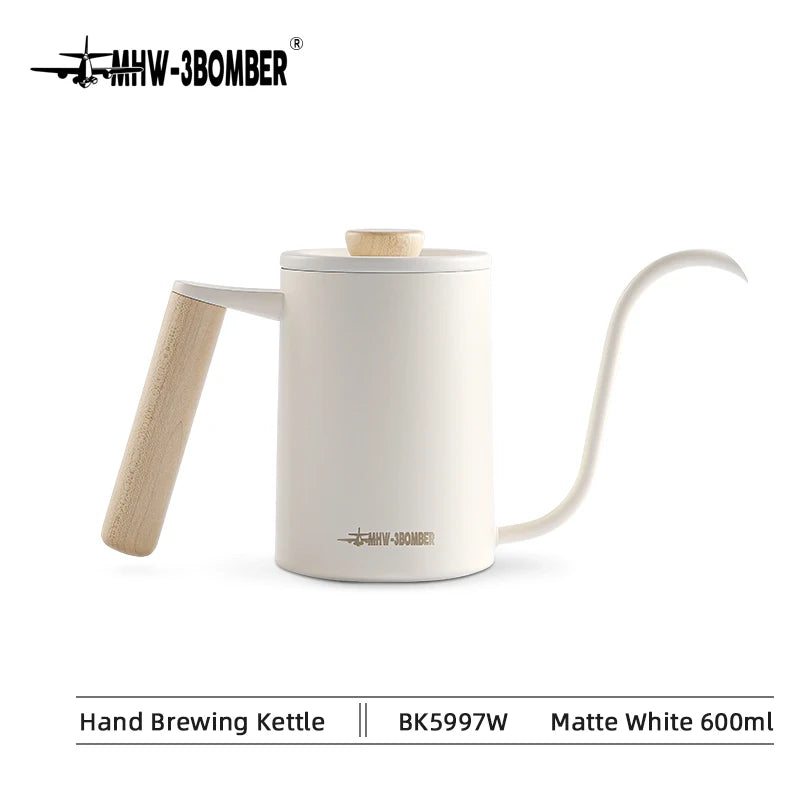 Stainless Steel Gooseneck Pour Over Coffee Kettle For Baristas