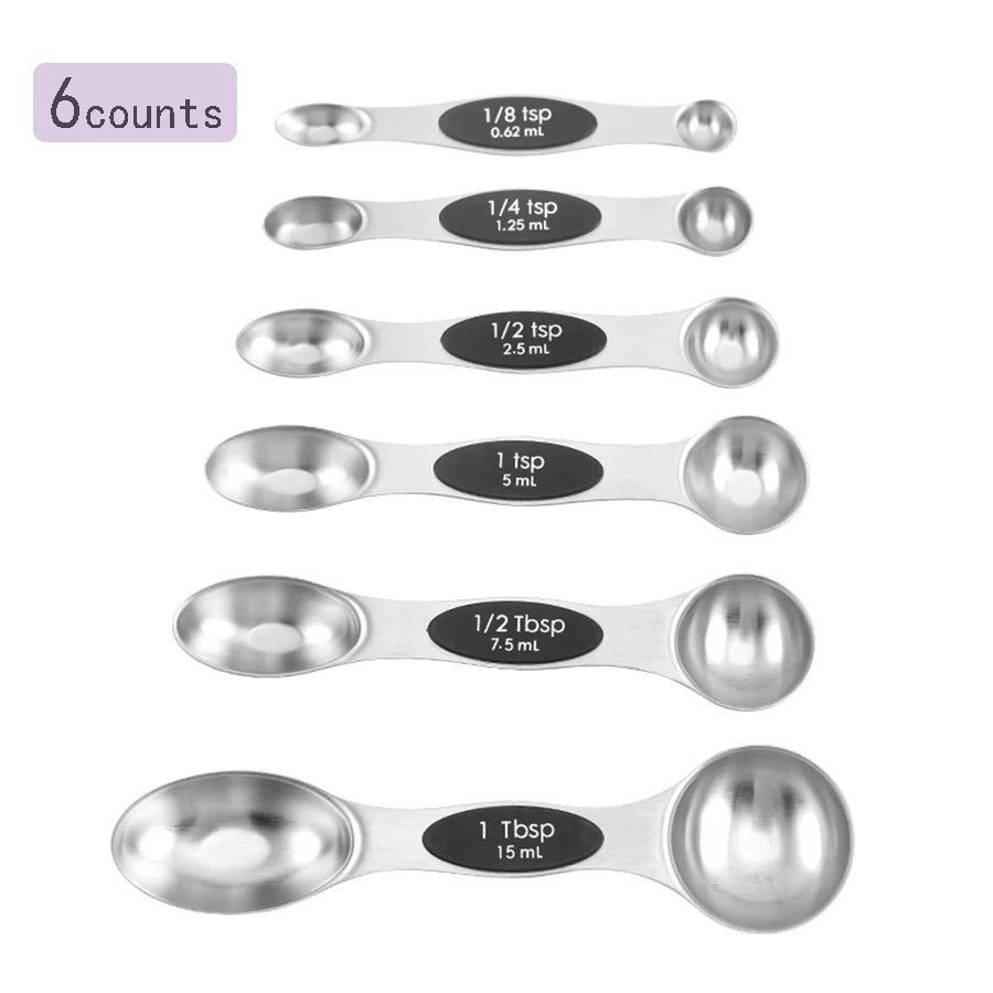 Double-Ended Measuring Spoons for Accurate Spice Measurement