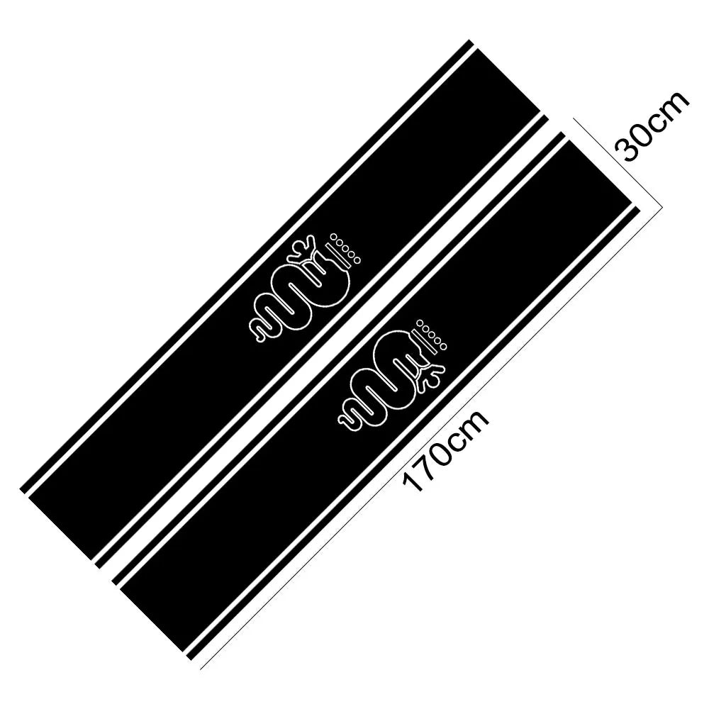 2PCS Car Side Body Stickers Decal For Alfa Romeo Giulia Giulietta 159 156 MITO Stelvio 147 Sportiva Duetto GT Tuning Accessories