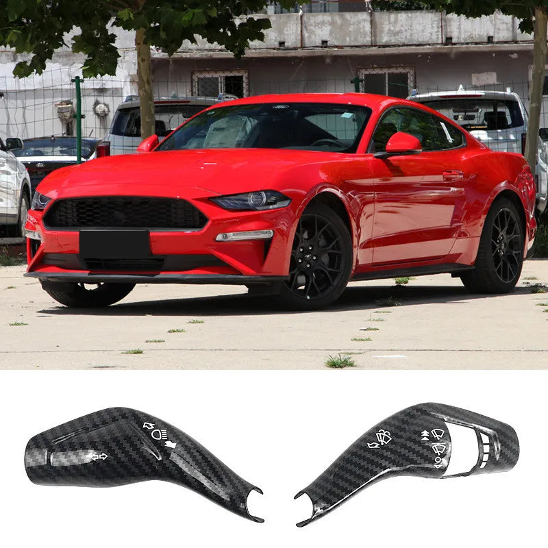 Car Shift Lever Wiper Rod Cover Trim For Ford Mustang
