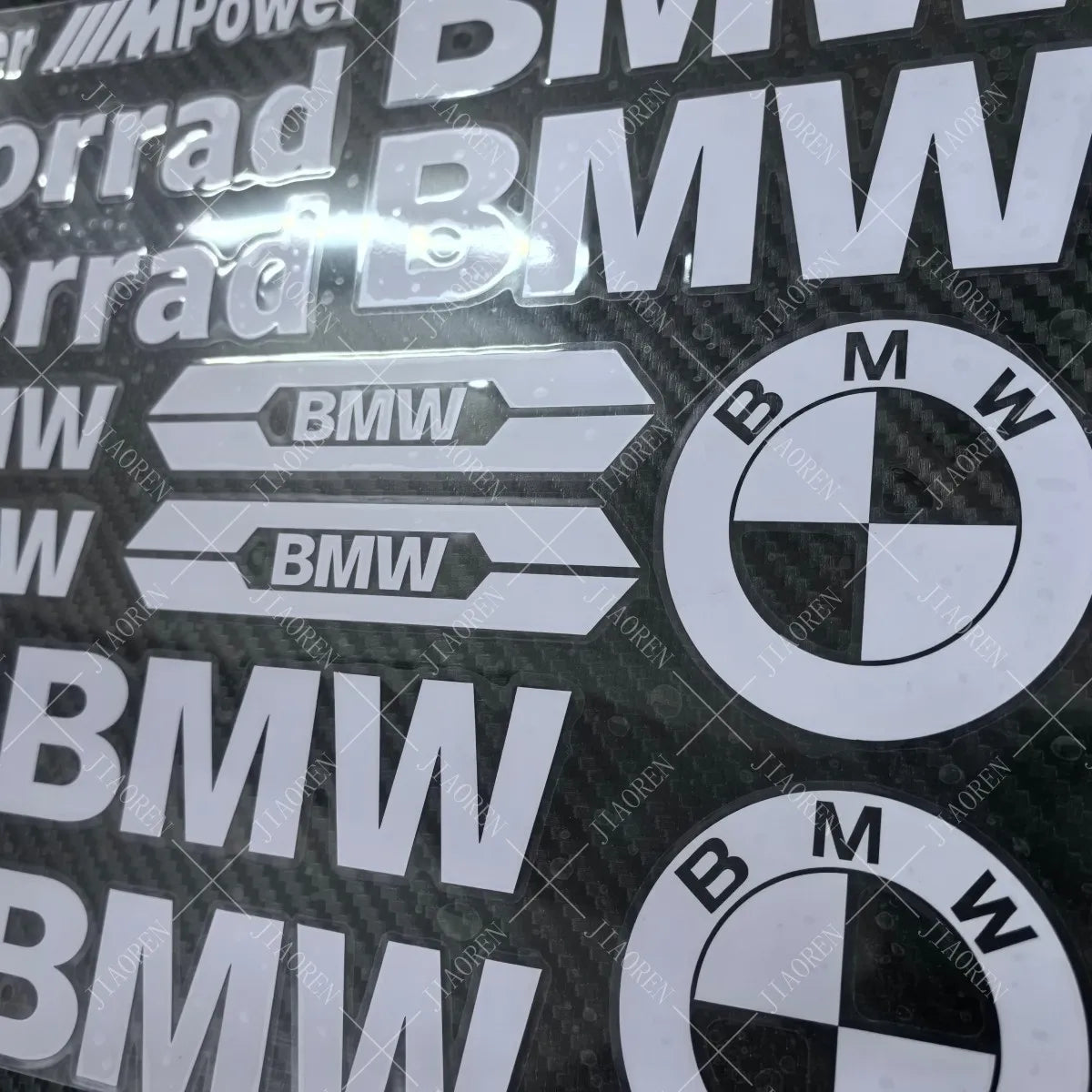 BMW Vinyl Sticker Logo Motorcycle Tank Decal Kit S1000RR