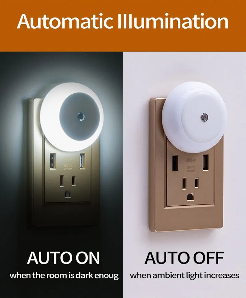 Smart LED Night Light With Sensors For Kids And Babies