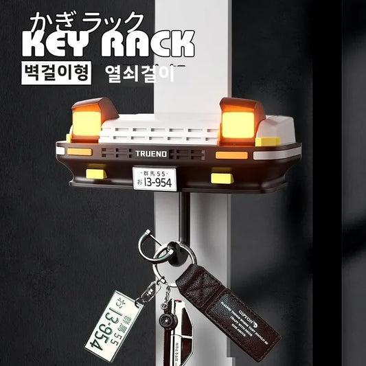 Vintage Car Headlight Key Holder Wall Mount Keychain Organizer