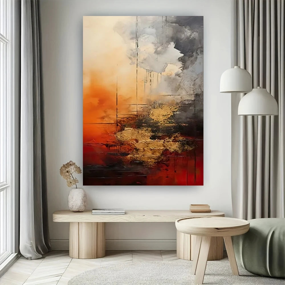 Homarlt Abstract Oil Painting On Canvas Wall Art Modern