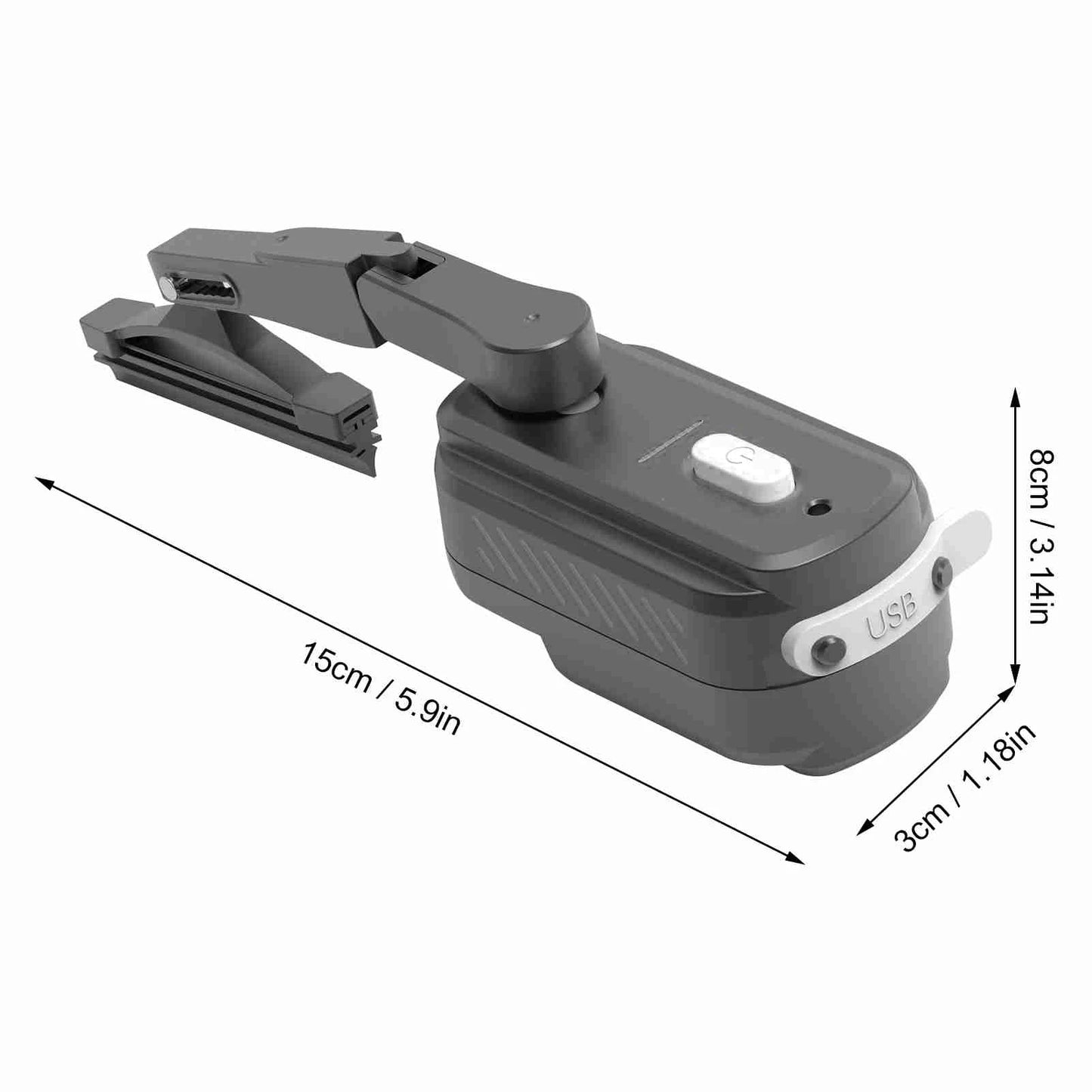 Motorcycle Helmet Wiper Adjustable Two Speed ABS Windshield Cleaner