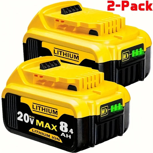 Replace DeWei 20V 8.4Ah DCB205 Hand Drill Battery for Electric Tools