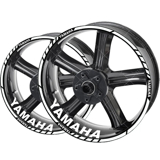 Yamaha Wheel Logo Sticker Rim Decal Vinyl Set Kit Pro