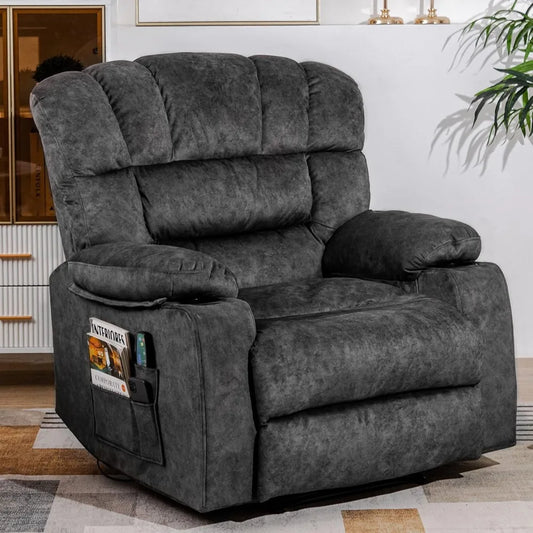 XMSJ Modern Recliner Chair Ergonomic Lounge Single Sofa