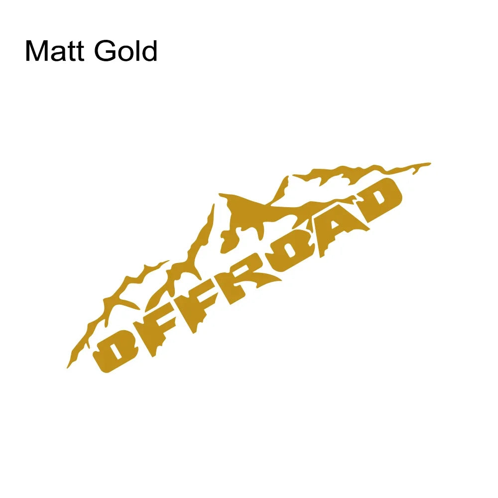 Car Off Road Sticker Vinyl Graphics Decal for Ford F150 Dodge Toyota Hilux Maxus Isuzu Dmax GWM Cannon Mitsubishi