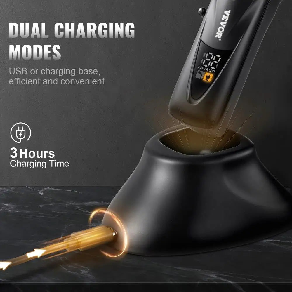 Professional Men's Barber Hair Clipper with Powerful Cutting Performance