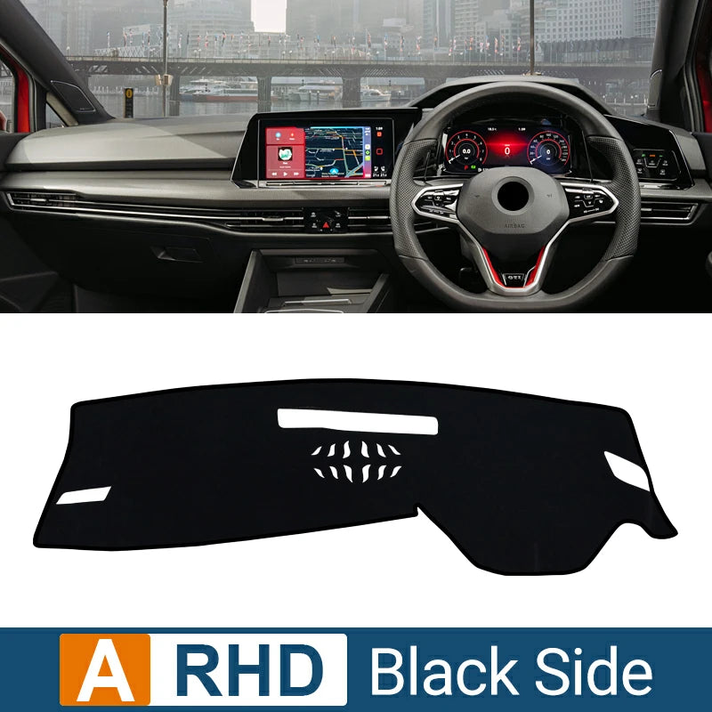 VW Golf 8 Dashboard Mat Sun Shade Non-slip Cover Accessory