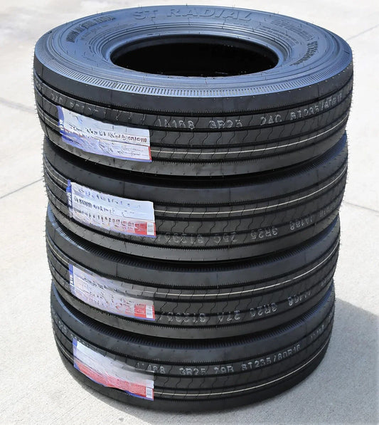 High Concerned All Steel Trailer Radial Tires 4 Pack
