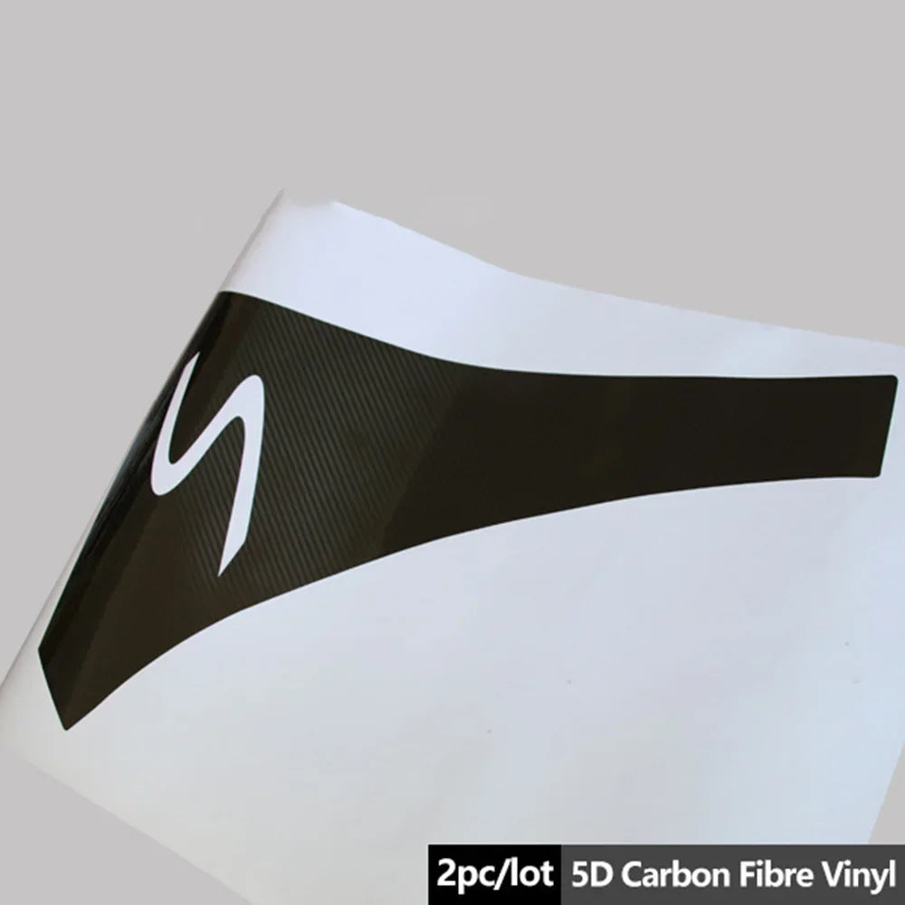 For Mini Cooper S One D JCW R56 Hatchback 2 Pcs Union Jack Car Fender 5D Carbon Fiber Vinyl Sticker Auto Body Decals Accessories