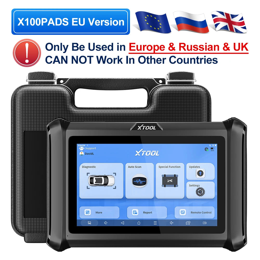 XTOOL X100 PADS Car Key Programmer Read Pin Code All System Diagnostic Tool