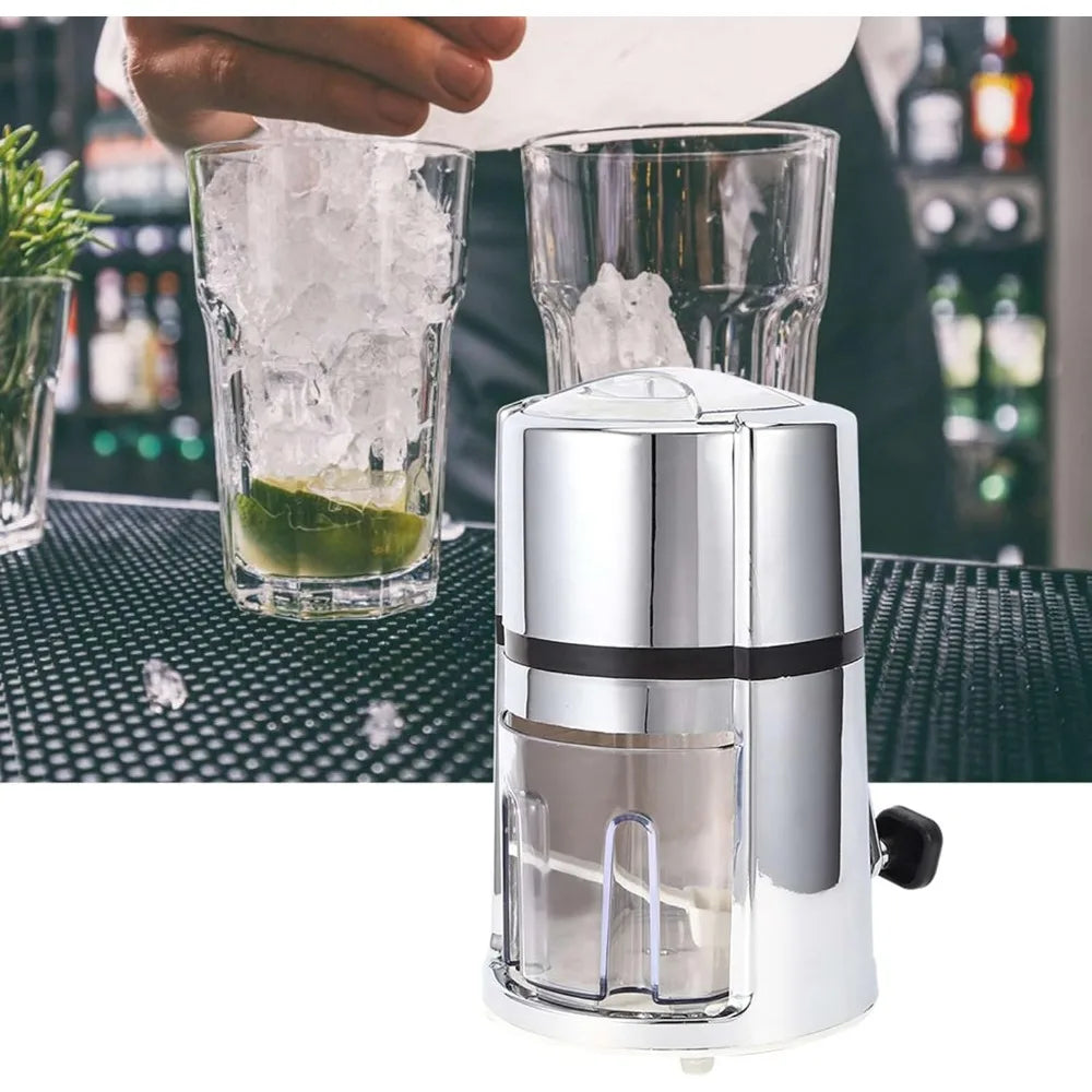 PEISI Manual Ice Crusher With Stainless Steel Rotary Blade