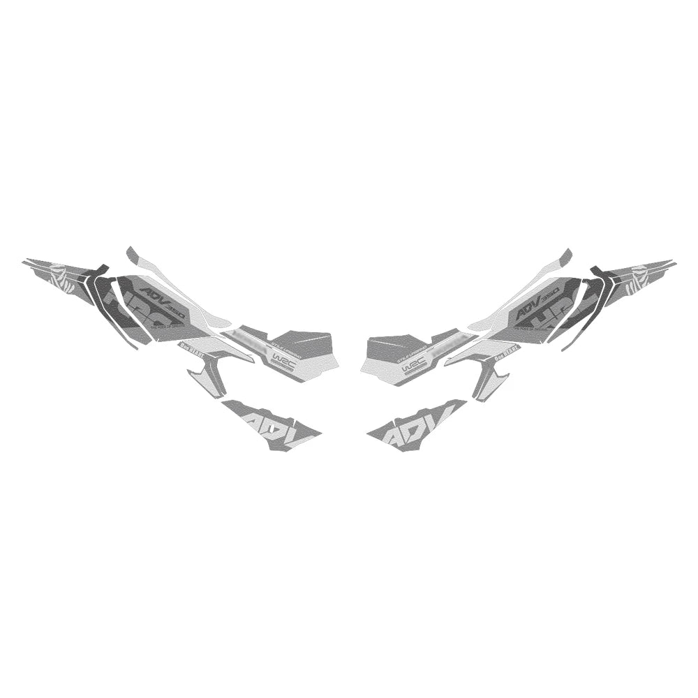 ADV 350 Fairing Protection Graphic Kit Decal Sticker Set