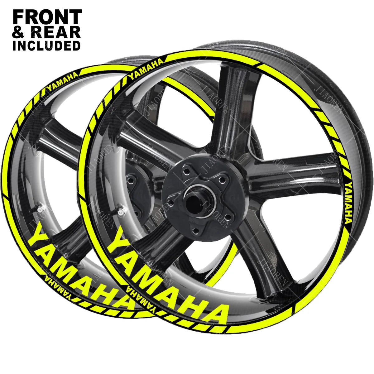 Yamaha Wheel Logo Sticker Rim Decal Vinyl Set Kit Pro