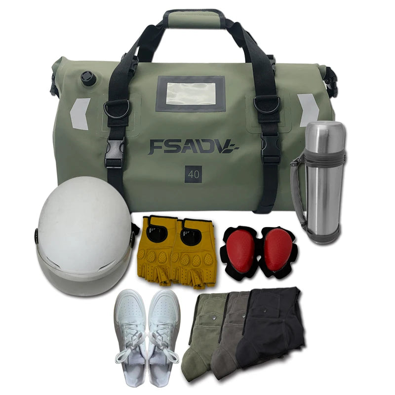 Universal Motorcycle Waterproof Tail Bag For Rear Seat