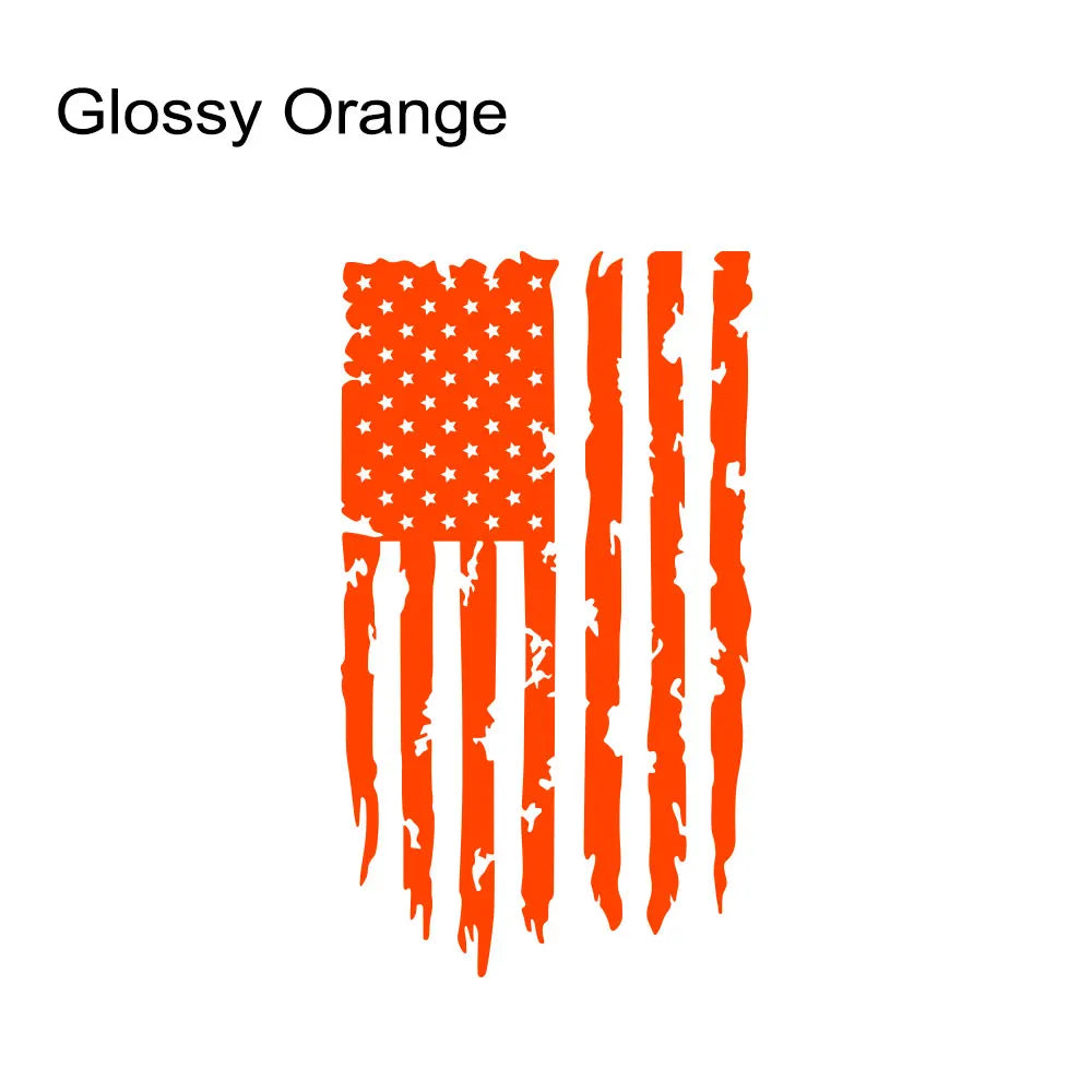 Car Sticker USA Flag for Toyota Hilux Tacoma Jeep Gladiator Isuzu Dmax Ford F150 Dodge RAM Tuning Motor Accessories Decor Decal
