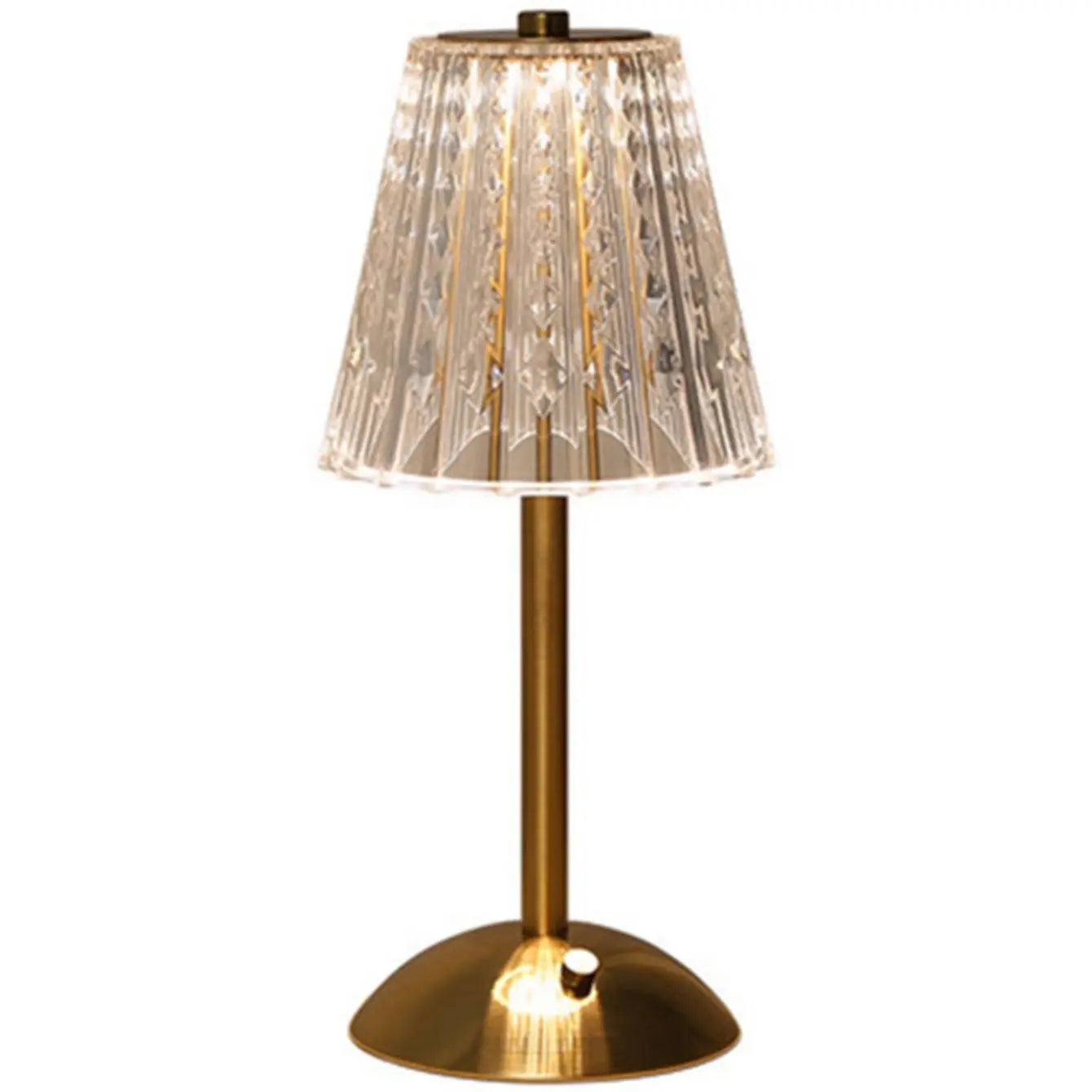 Luxury Diamond Crystal Table Lamp for Elegant Bedroom Ambiance