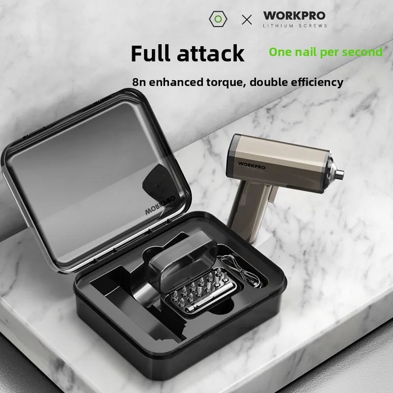 Compact Cordless Electric Screwdriver Forward And Reverse