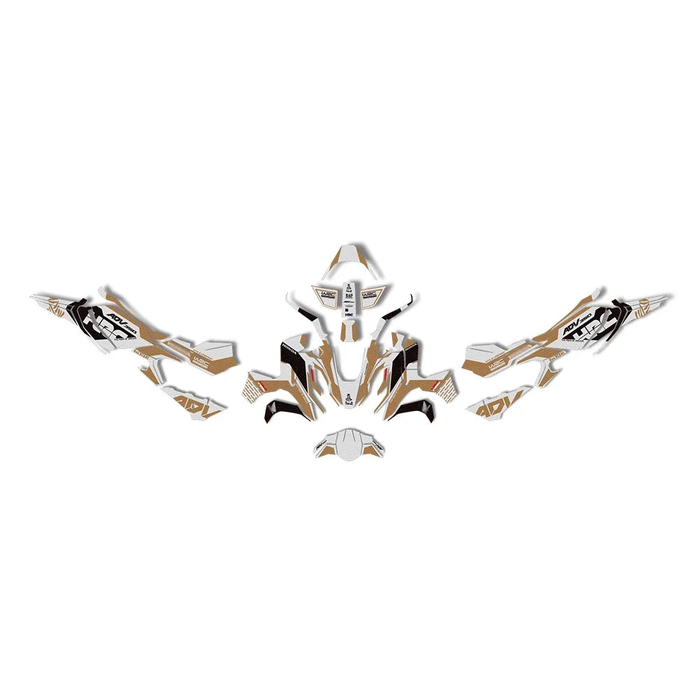 ADV 350 Fairing Protection Graphic Kit Decal Sticker Set