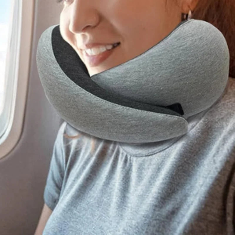 Travel Neck Pillow U Shaped Airplane Cushion For Comfort