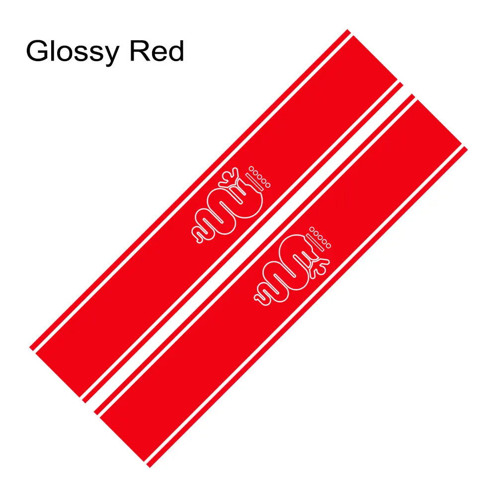 2PCS Car Side Body Stickers Decal For Alfa Romeo Giulia Giulietta 159 156 MITO Stelvio 147 Sportiva Duetto GT Tuning Accessories