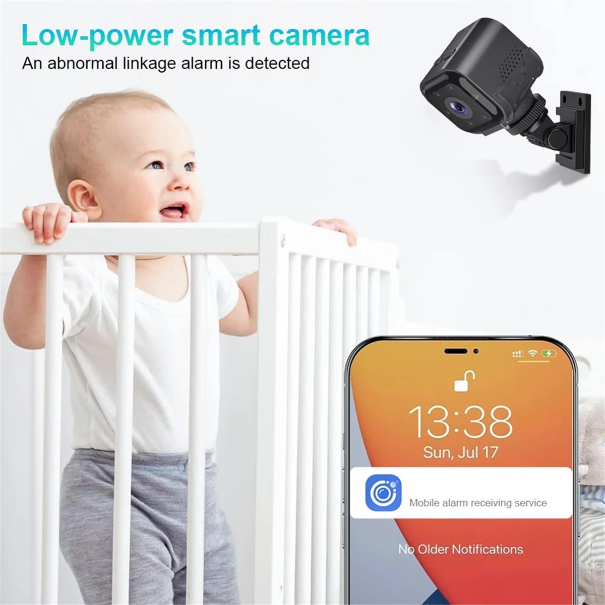 Mini HD Wireless Security Camera with Night Vision Capability