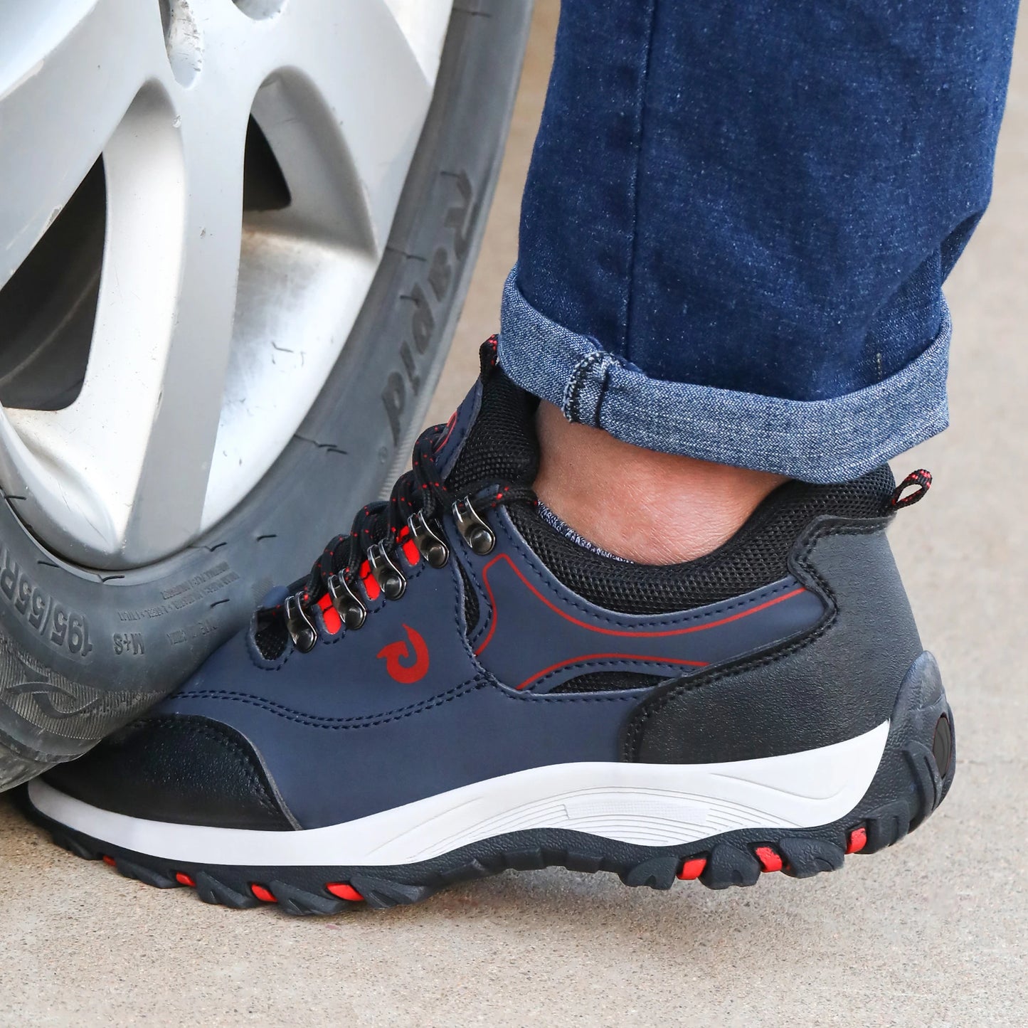Steel Toe Cap Shoes For Men Protective Work Boots Puncture Proof Safety Sneakers Construction Footwear