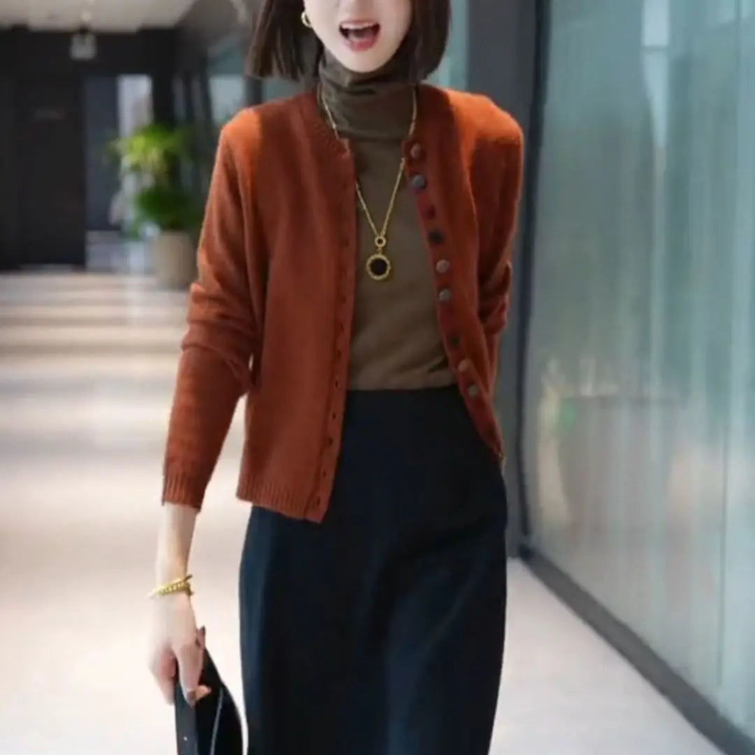Women Thin Cardigan Sweater Lightweight Knit Outerwear Jacket