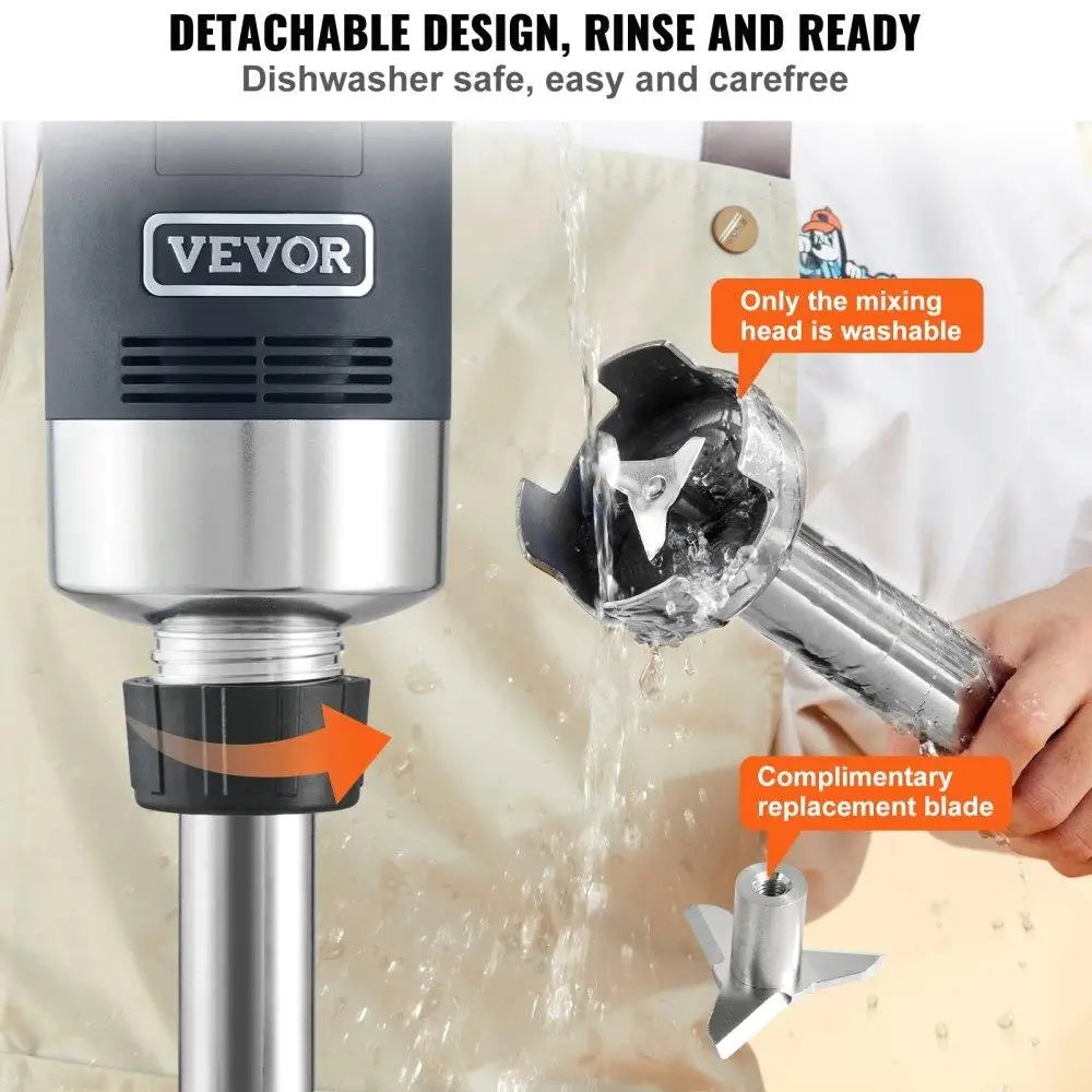 Durable Hand Blender with Stainless Steel Blade for Smoothies