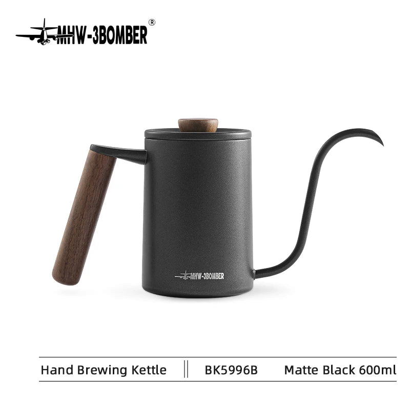 Stainless Steel Gooseneck Pour Over Coffee Kettle For Baristas