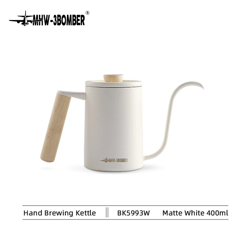 Stainless Steel Gooseneck Pour Over Coffee Kettle For Baristas