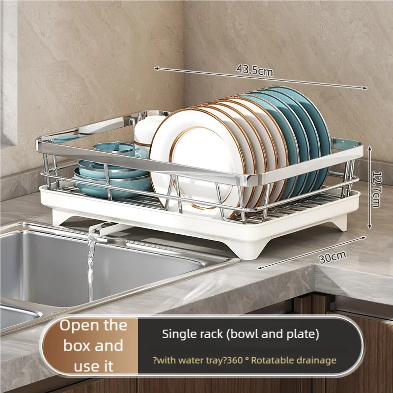 Choice 304 Stainless Steel Kitchen Storage Rack For Bowls