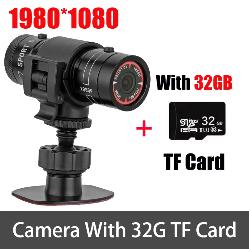 F9 Action Camera for Bike and Motorcycle Adventures