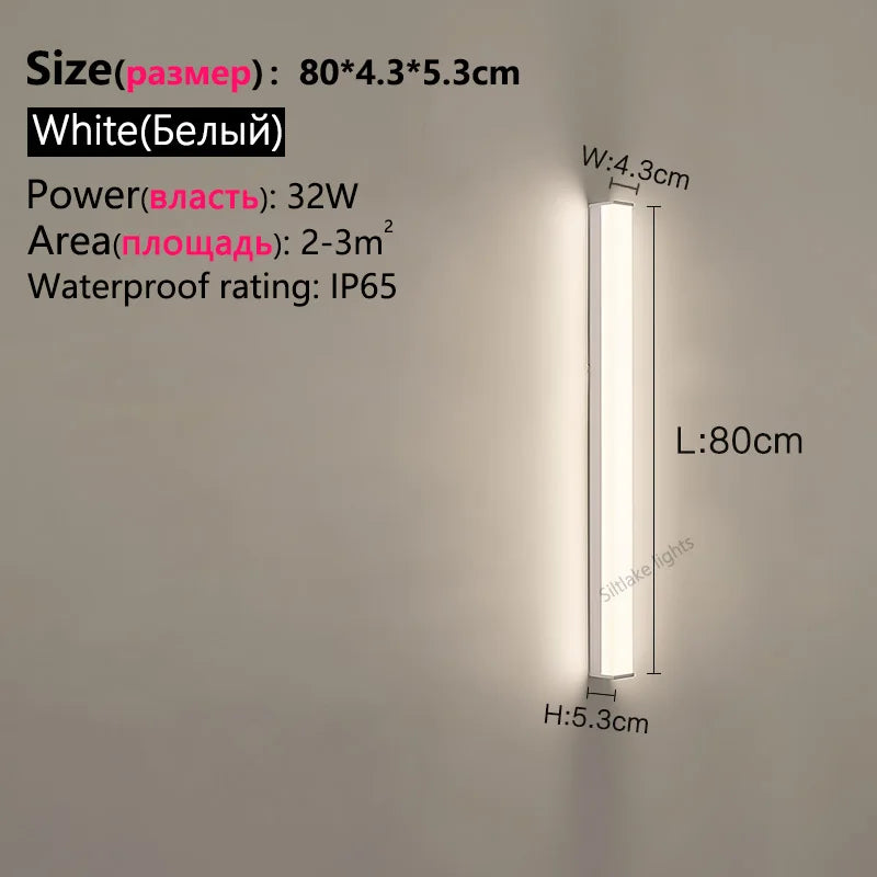 SLL LED Outdoor Wall Light IP65 Waterproof Villa Porch Lamp