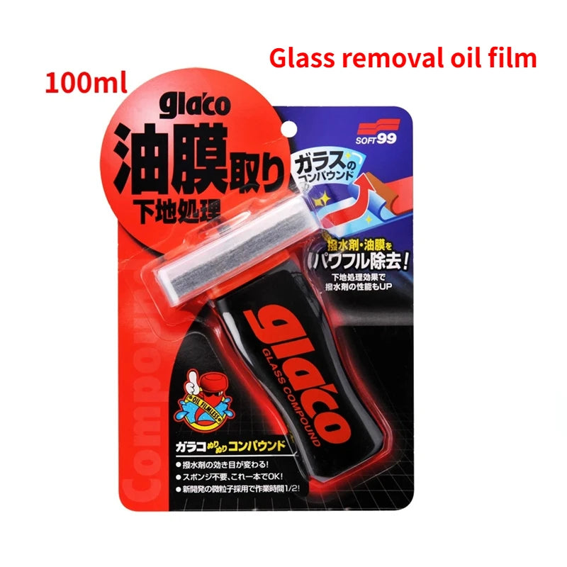 Soft99 Glaco Japan Car Windshield Glass Water Repellent Oil Film Removal Rain Glass Hydrophobic Coating Anti-rain for Car Glass