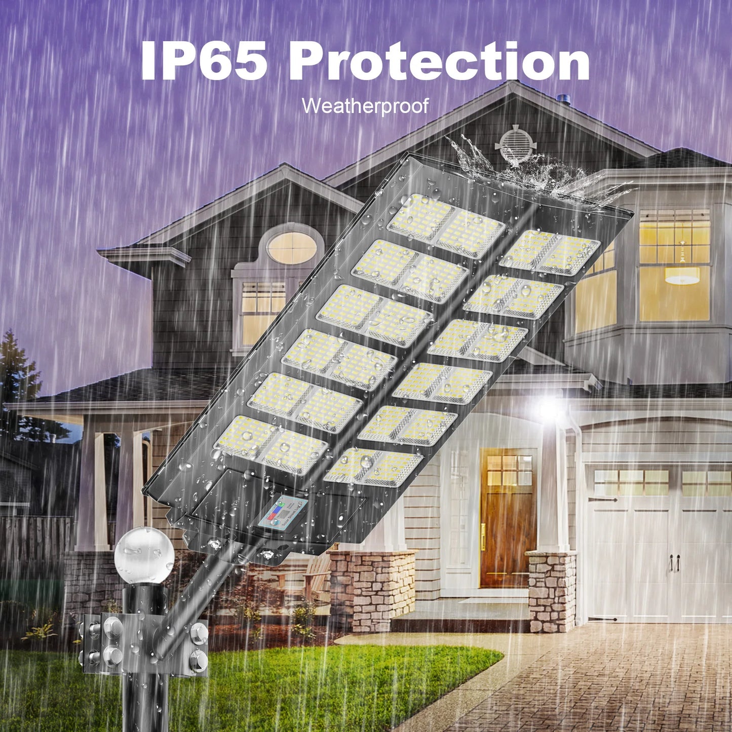 Solar Street Lights Outdoor With Motion Sensor And Remote Control