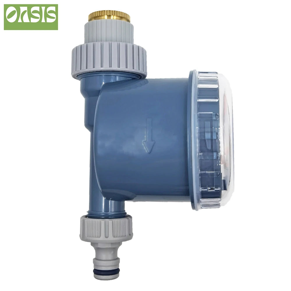 Oasis Ball Valve Irrigation Timer Automatic LCD Watering Electronic Water Tank Controller for Home Garden Greenhouse