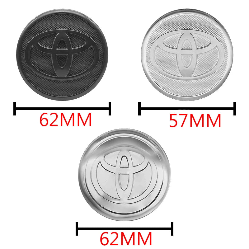 Toyota Wheel Center Hub Cap Stickers For Rav4 Yaris Camry