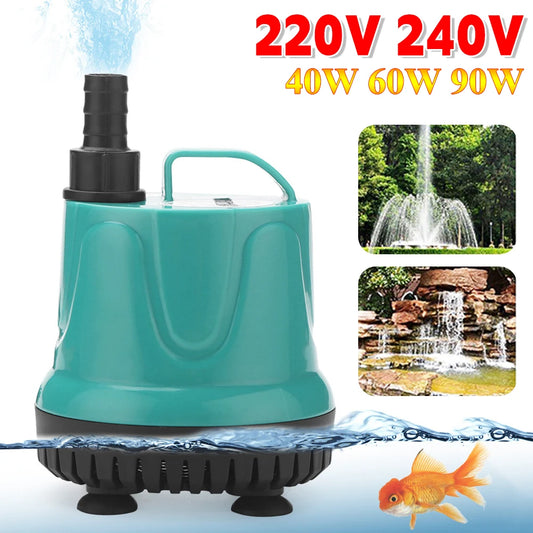 Ultra-Quiet Submersible Water Fountain Pump for Aquariums and Ponds